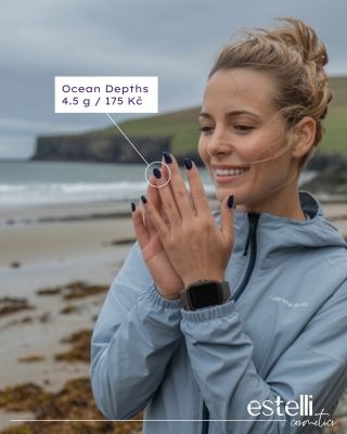 Cítíte tu slanou vůni oceánu? 🌊 Představujeme vám první odstín Ocean Depths z naší nové kolekce Coast. Temně modrá jako...